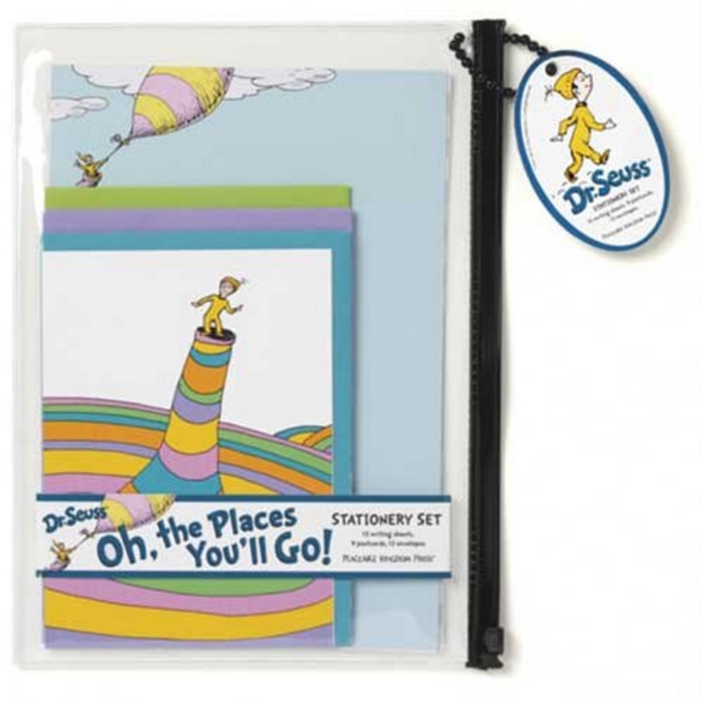 Oh the Places You'll Go! Stationery Set Dr. Seuss